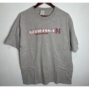 Vintage 90s University Of‎ Nebraska Huskers Graphic T Shirt Size L